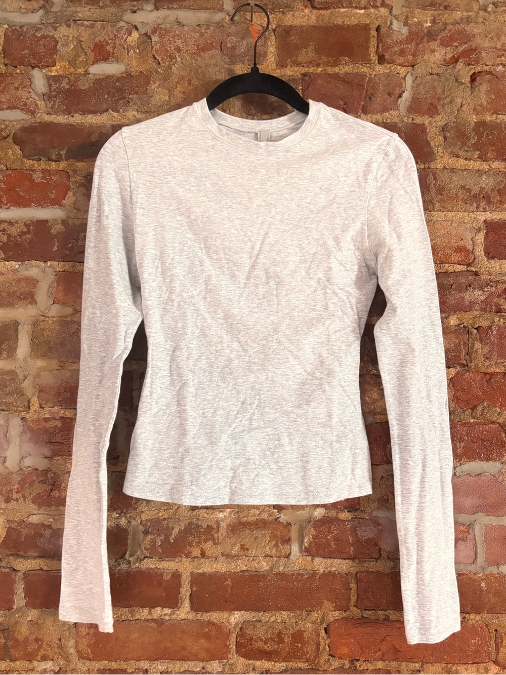 Skims Cotton Jersey Long Sleeve Tee